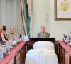 prime minister shehbaz sharif pictured in a meeting during the launch of the artificial intelligence based prime minister office system pmos pmo