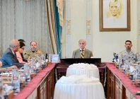 prime minister shehbaz sharif pictured in a meeting during the launch of the artificial intelligence based prime minister office system pmos pmo