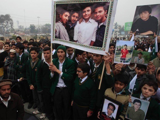 aps students in a solidarity rally for their fellow classmates who were victims of a gruesome attack photo reuters file