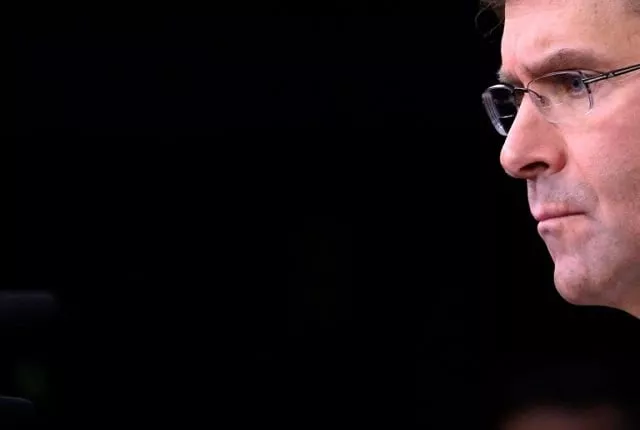 us defense secretary mark esper photo afp us defense secretary mark esper photo afp