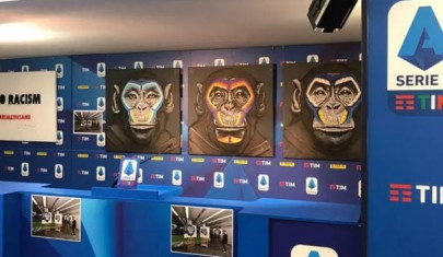 roma criticises italian football s use of monkeys for anti racism campaign