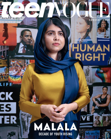 malala yousafzai becomes the face of teen vogue