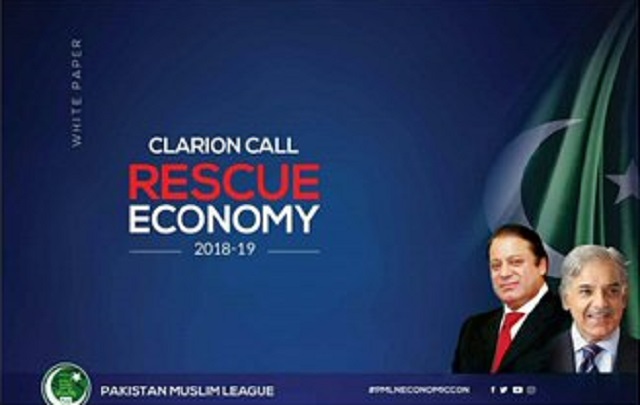 pml n issues white paper on govt s flawed economic policies photo twitter pmln org