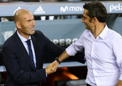 valverde zidane hope football does the talking in crunch clasico