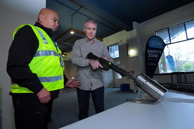 police said 56 350 firearms and 188 000 parts had been handed in and they were expecting a late rush before the final collection event photo afp