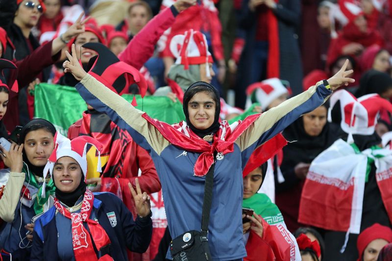 fifa said on saturday it would be working with the iranian football federation to develop plans for women to attend domestic matches in the iranian league as well photo afp