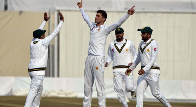 shaheen over the moon after first fifer in test cricket