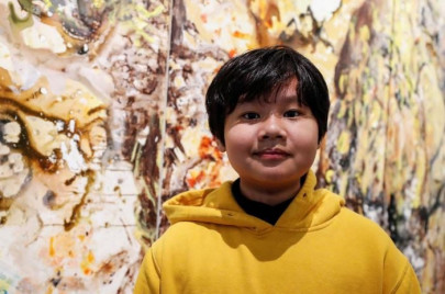 art exhibit by 12 year old young jackson pollock opens in new york art exhibit by 12 year old young jackson pollock opens in new york