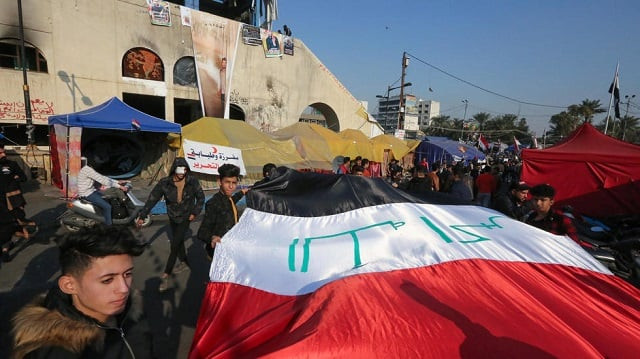 the protest movement has lost momentum in recent weeks as it has been hit by intimidation including assassinations perpetrated by militias according to the un photo afp the protest movement has lost momentum in recent weeks as it has been hit by intimidation including assassinations perpetrated by militias according to the un photo afp