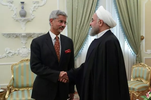 iranian president hassan rouhani r and indian foreign minister subrahmanyam jaishankar have agreed to speed up development of iran 039 s port at chabahar photo afp iranian president hassan rouhani r and indian foreign minister subrahmanyam jaishankar have agreed to speed up development of iran 039 s port at chabahar photo afp