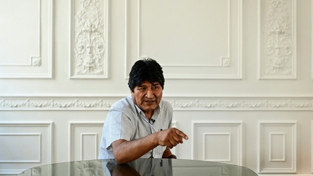 bolivia 039 s ex president evo morales claims to have been a victim of a coup d 039 etat orchestrated by washington to gain access to the south american country 039 s lithium reserves photo afp