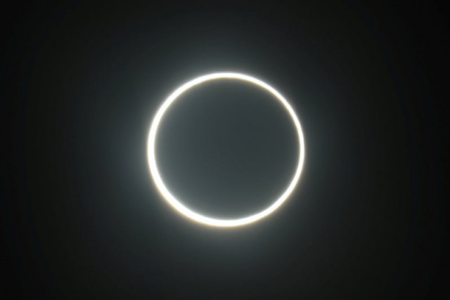 the moon passes between the sun and the earth during an annular solar eclipse in madinat zayed in the al dhafra region of abu dhabi united arab emirates photo reuters the moon passes between the sun and the earth during an annular solar eclipse in madinat zayed in the al dhafra region of abu dhabi united arab emirates photo reuters