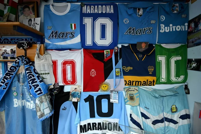argentine legend stayed for seven years captaining the team to their first ever serie a title in 1986 87 photo afp argentine legend stayed for seven years captaining the team to their first ever serie a title in 1986 87 photo afp