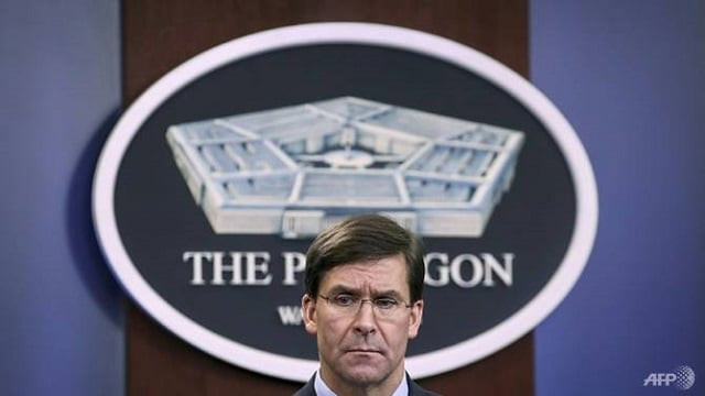 us secretary of defense mark esper has asked iraq to quot take proactive actions quot in response to rocket attacks targeting american interests in the country photo afp us secretary of defense mark esper has asked iraq to quot take proactive actions quot in response to rocket attacks targeting american interests in the country photo afp