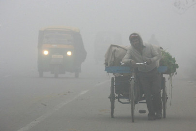 hundreds of flights delayed as fog engulfs northern india