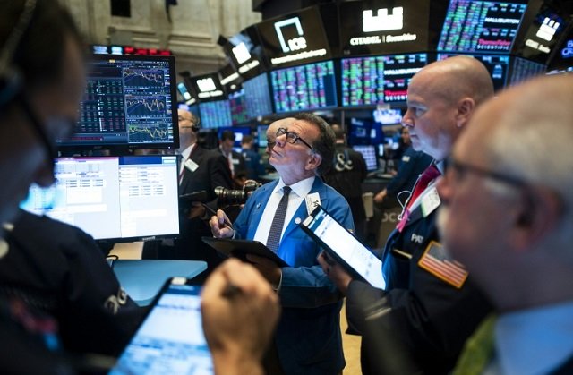 about 20 minutes into trading the dow jones industrial average stood at 28 661 44 down 0 7 representational image photo afp file
