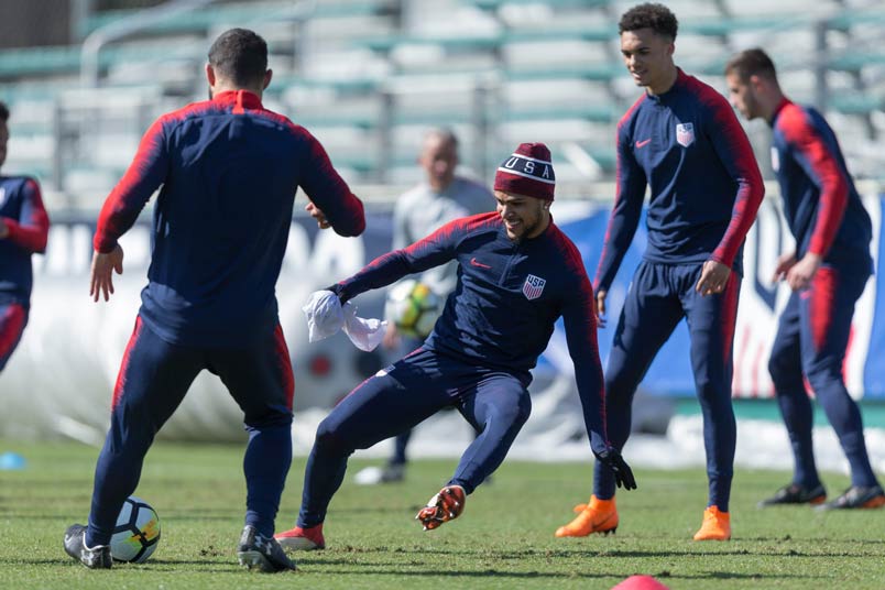 rescheduled us games will go ahead as planned us soccer said but they are now working on an alternative schedule to prepare for the fixtures photo afp