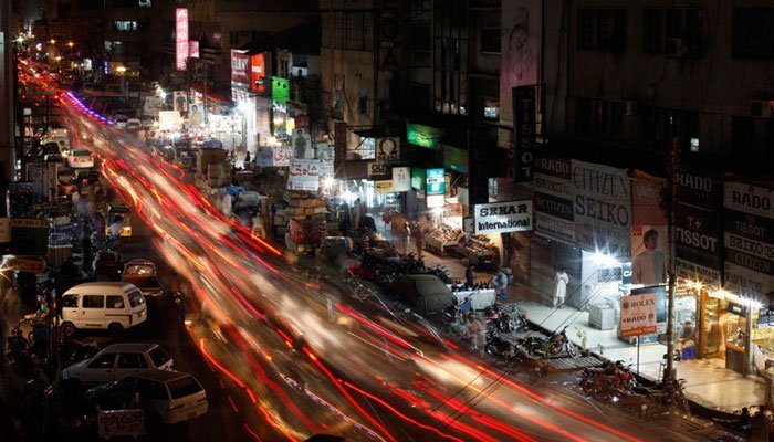 karachi at night photo reuters