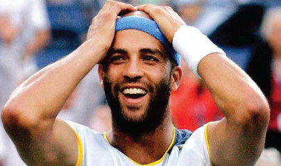 tennis blake advances in atlanta