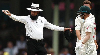 watch warner fumes at dar for penalising australia five runs watch warner fumes at dar for penalising australia five runs