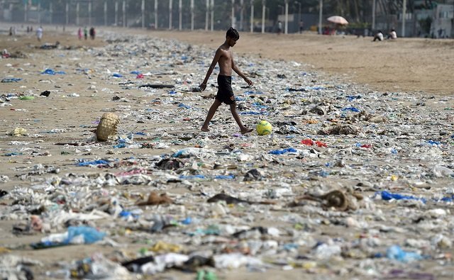 in 2002 bangladesh was among the first countries to ban the use of plastic and polythene bags to eradicate pollution photo afp