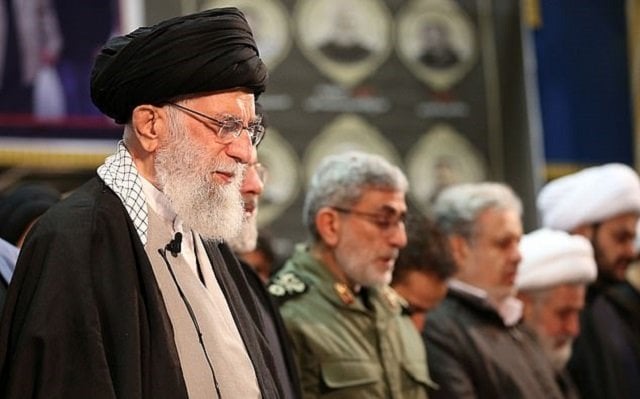 iranian supreme leader ayatollah ali khamenei pictured in tehran yesterday has called for a direct attack on us interests following the death of qassem soleimani photo anadolu agency