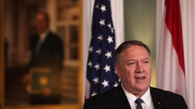 pompeo rejects the story that soleimani was travelling to help with a peace deal backed by saudi arabian government photo afp file pompeo rejects the story that soleimani was travelling to help with a peace deal backed by saudi arabian government photo afp file