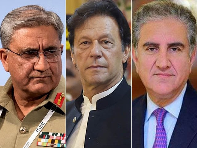 coas gen qamar pm imran and fm qureshi file photos coas gen qamar pm imran and fm qureshi file photos