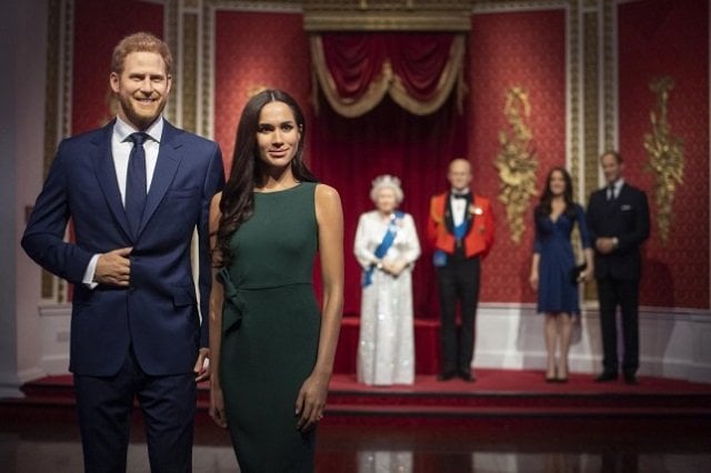 duke and duchess of sussex at madame tussauds photo file