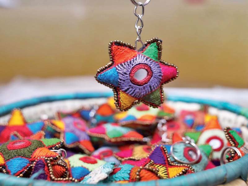 the sartyoon sang crafts exhibition showcases the handicrafts of female artisans from rural sindh in order to connect them to urban markets and expand the opportunities available to them photo courtesy jamil ahmed