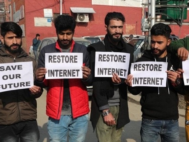 in addition to introducing the democratic world s longest internet clampdown in kashmir access now said india also accounted for two thirds of global shutdowns in 2018 photo file