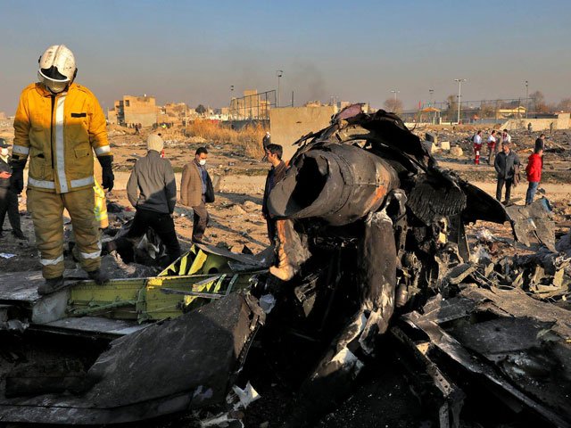 wreckage of the ukrainian plane photo reuters