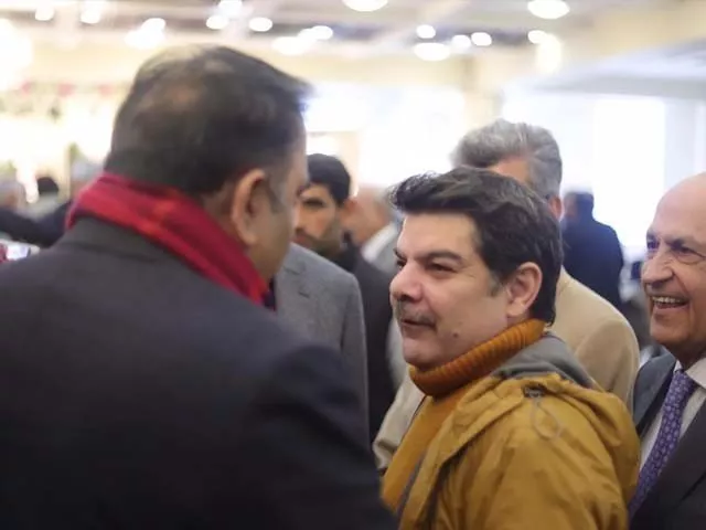 altercation between chaudhry and lucman took place at the wedding of punjab irrigation minister mohsin laghari s son in lahore photo social media altercation between chaudhry and lucman took place at the wedding of punjab irrigation minister mohsin laghari s son in lahore photo social media