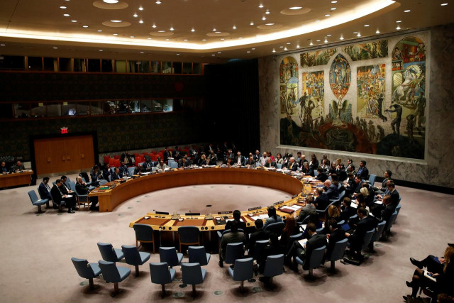 a reuters file photo of a unsc meeting a reuters file photo of a unsc meeting