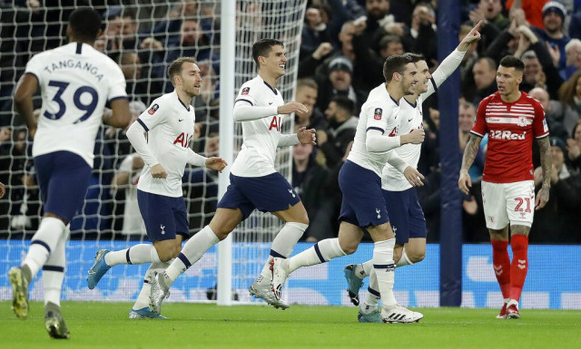 mourinho still made five changes from the liverpool game with christian eriksen linked with a january move to inter milan photo afp mourinho still made five changes from the liverpool game with christian eriksen linked with a january move to inter milan photo afp