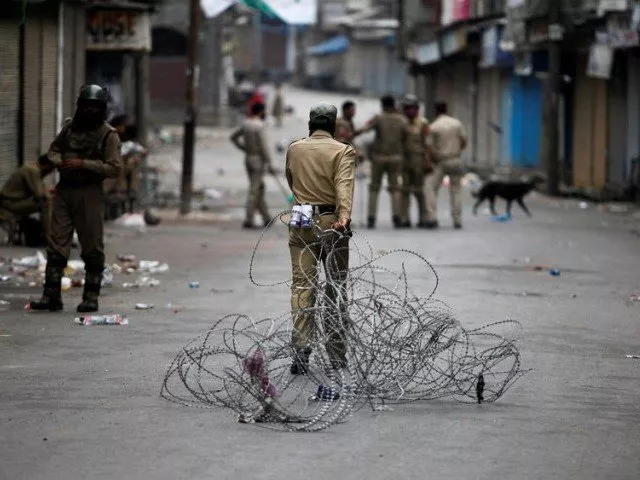 the disputed region has been in lockdown since aug 5 last year photo reuters file the disputed region has been in lockdown since aug 5 last year photo reuters file