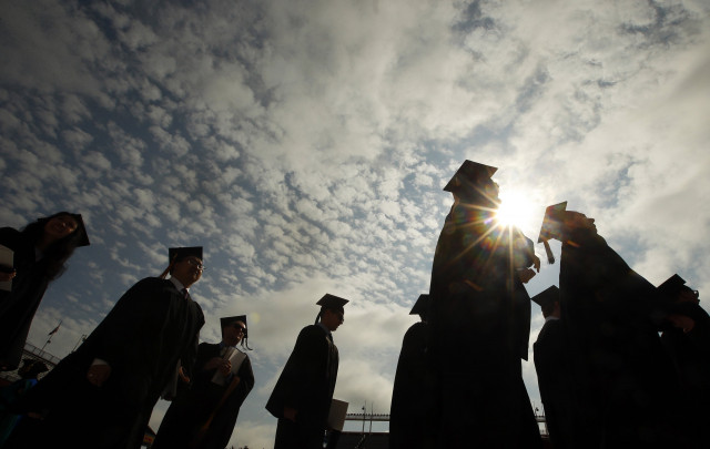a reuters file photo of graduating students a reuters file photo of graduating students