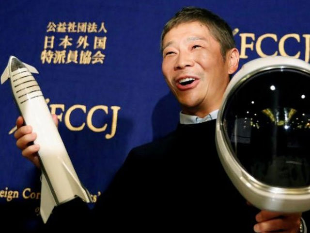 japanese billionaire yusaku maezawa who has been chosen as the first private passenger by spacex poses for photos as he attends a news conference at the foreign correspondents 039 club of japan in tokyo japan october 9 2018 photo reuters japanese billionaire yusaku maezawa who has been chosen as the first private passenger by spacex poses for photos as he attends a news conference at the foreign correspondents 039 club of japan in tokyo japan october 9 2018 photo reuters