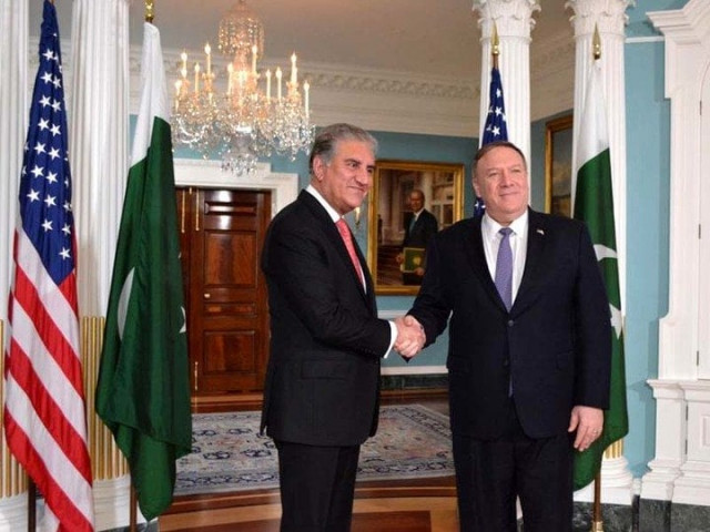 fm qureshi meets his us counterpart in washington photo pid fm qureshi meets his us counterpart in washington photo pid