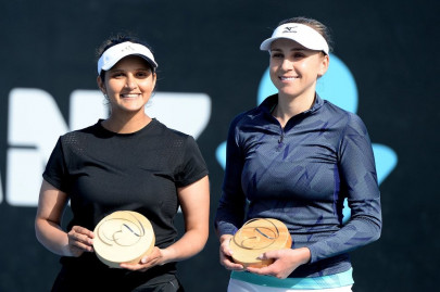 sania mirza marks comeback to tennis with hobart title sania mirza marks comeback to tennis with hobart title