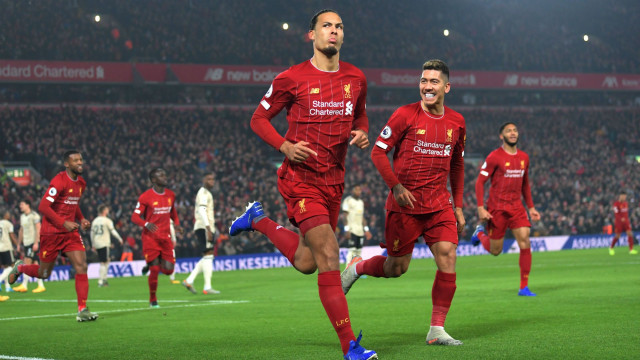 a 2 0 win over united at anfield put the european champions 16 points clear at the top of the premier league photo afp a 2 0 win over united at anfield put the european champions 16 points clear at the top of the premier league photo afp