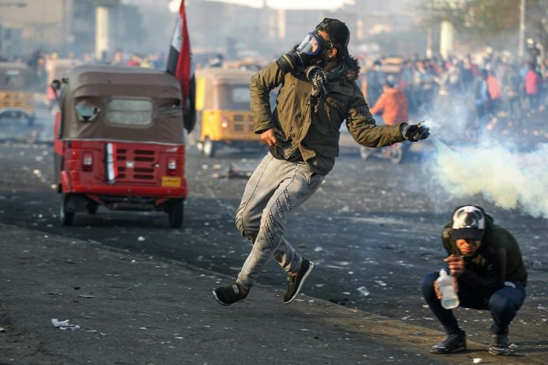 iraqis have been demonstrating for months to demand sweeing reforms photo afp