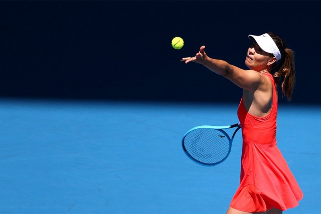 32 year old former world number one carried a haunted look at times in a 3 6 4 6 defeat to croatia 039 s donna vekic photo afp 32 year old former world number one carried a haunted look at times in a 3 6 4 6 defeat to croatia 039 s donna vekic photo afp