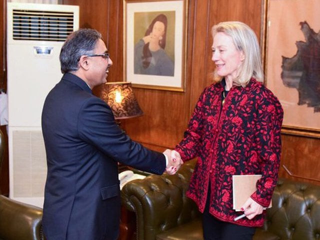 alice wells meets foreign secretary sohail mahmood at the foreign office in islamabad on tuesday photo mofa alice wells meets foreign secretary sohail mahmood at the foreign office in islamabad on tuesday photo mofa