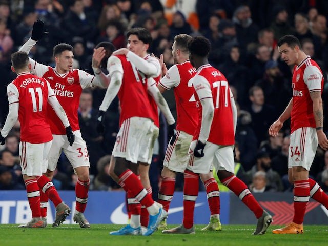 2 2 draw leaves blues six points ahead of man united having played a game extra while the gunners are in 10th spot photo afp