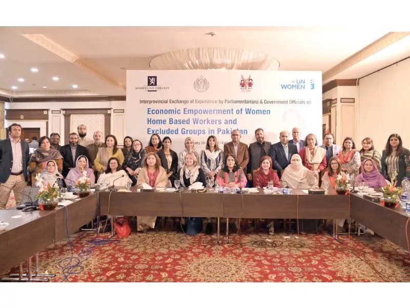 speakers exchange ideas on empowering women to improve economy photo press release
