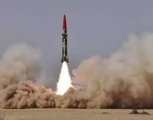 the short range surface to surface ballistic missile can carry nuclear and conventional warheads to a range of 290 kilometres photo ispr file the short range surface to surface ballistic missile can carry nuclear and conventional warheads to a range of 290 kilometres photo ispr file