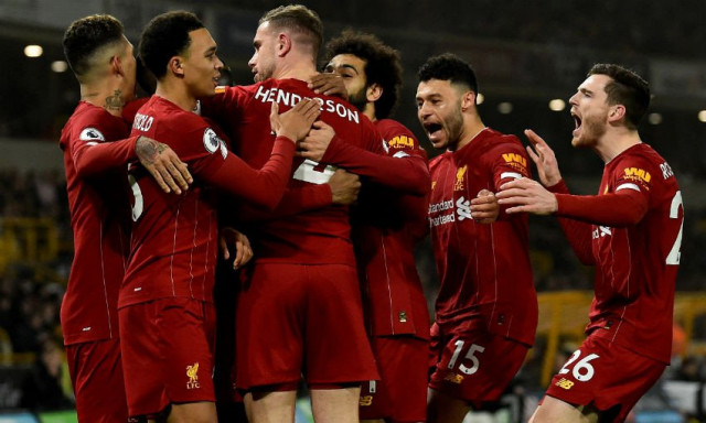 liverpool now have 22 wins in 23 league games this season photo afp liverpool now have 22 wins in 23 league games this season photo afp