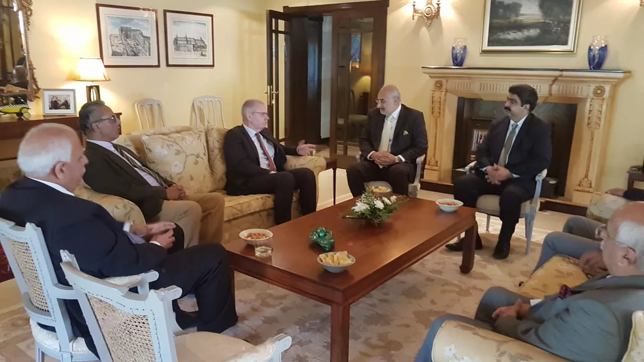 envoy says pakistani products can find good markets in belgium photo express envoy says pakistani products can find good markets in belgium photo express