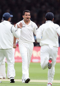 zaheer injury trott reprieves rock india